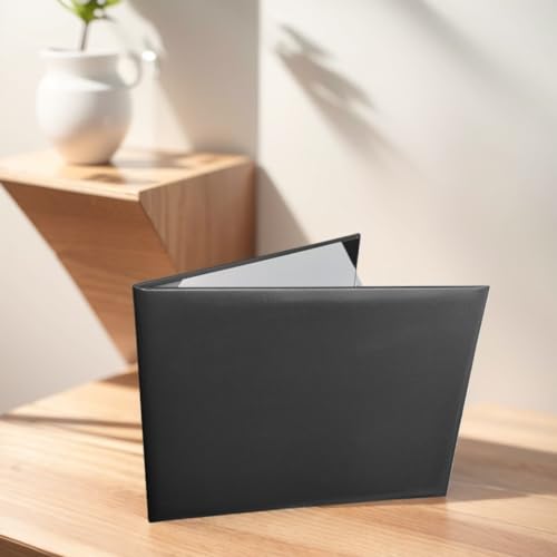 Happy Secret Book-Style Diploma Cover 8.5" x 11", Smooth Leather Certificate Holder for Diplomas and Certificates - Image 5