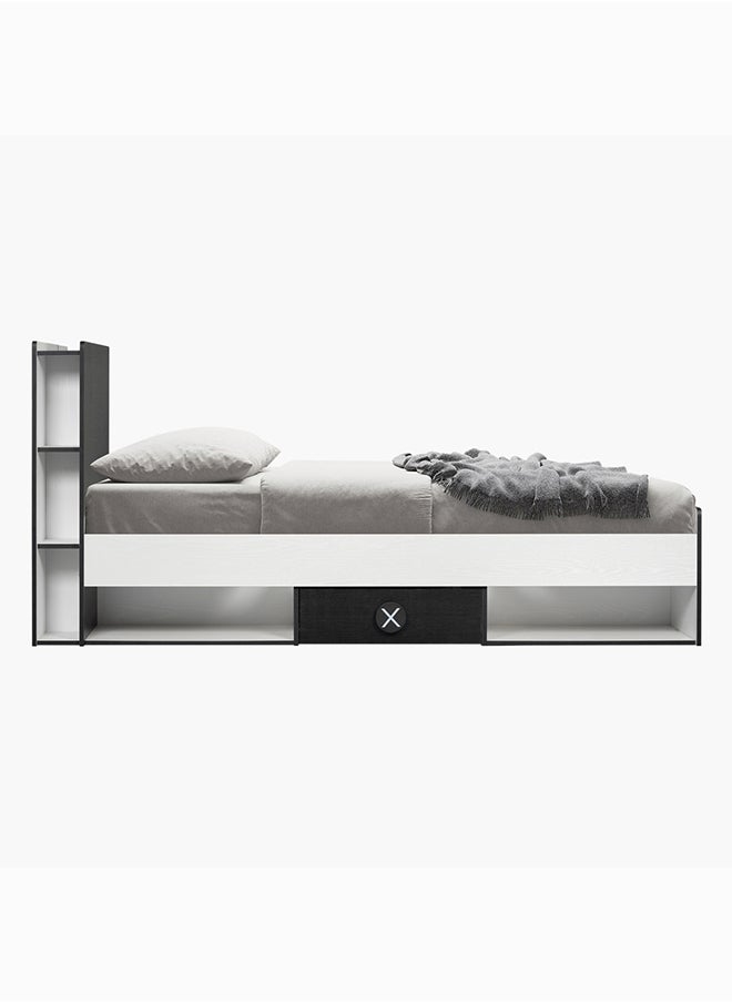 Home Box - Gamerz Smart Bed With Headboard Storage And 2 Drawers 219.5 x 100 x 95 cm - Image 1