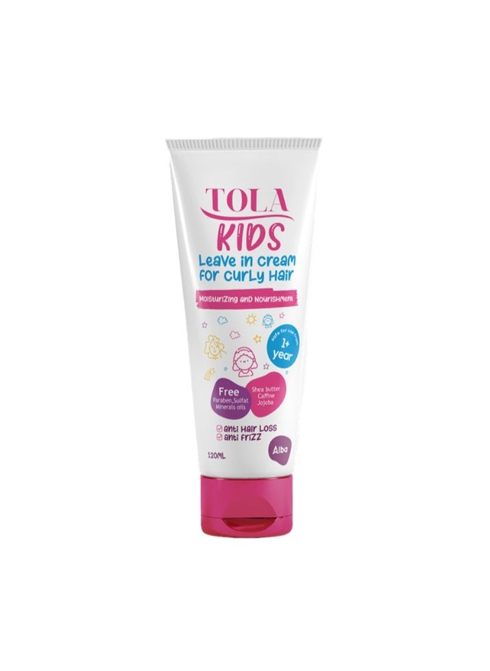 Tola - tola kids leave in cream for curly hair 120ml - Image 1