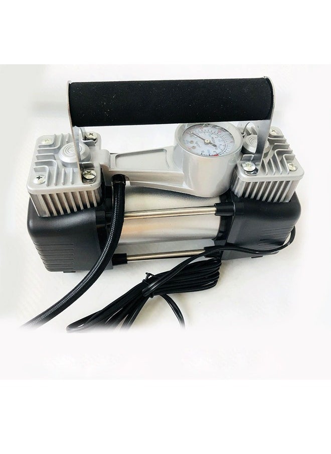 ATM - Heavy-Duty 2-Cylinder Air Compressor - 12V Portable Tire Inflator for Cars & SUVs - Image 1