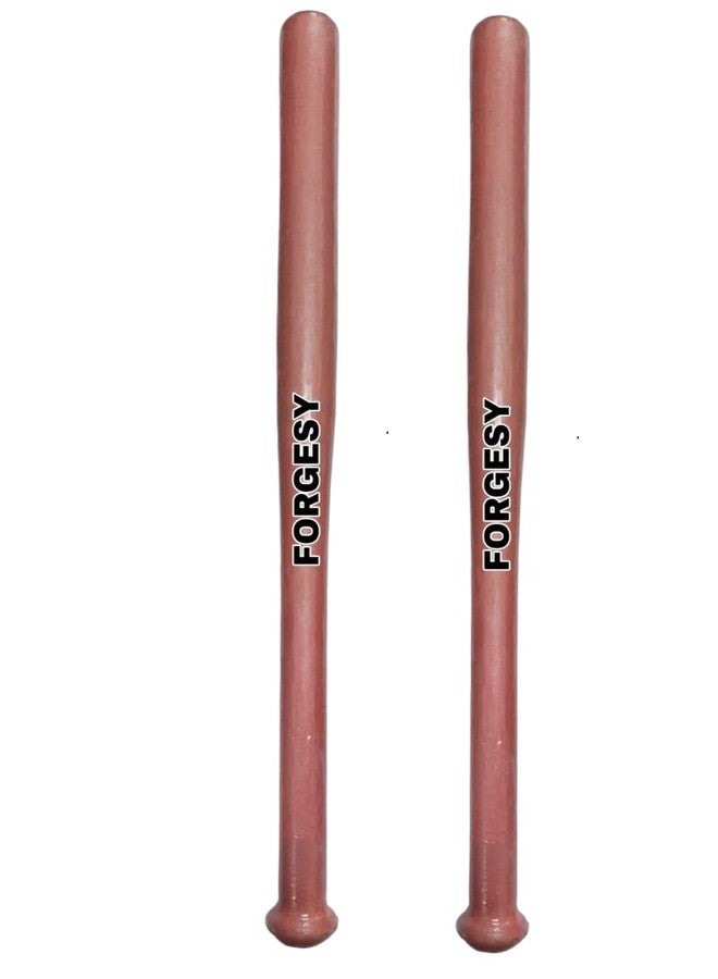 FORGESY Wooden Baseball BAT (Pack of 2)