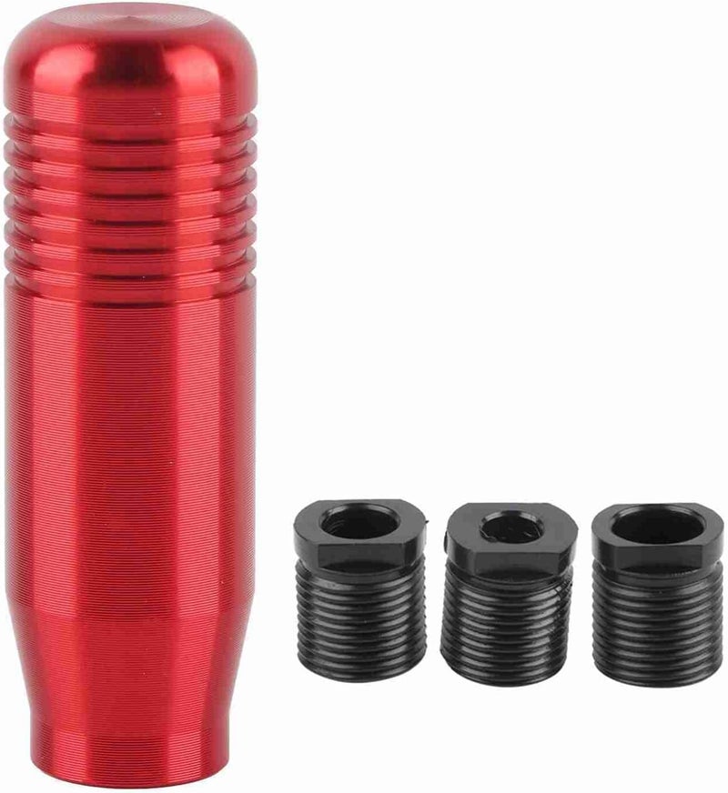 ZJchao Gear Shift Knob Aluminum Alloy Manual Gear Shift Knob Head 8.5cm Head for Truck SUV (Red) - Image 5