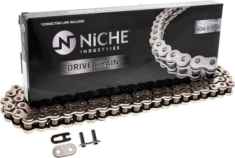 NICHE 530 Drive Chain 120 Links Standard Non O-Ring with Connecting Master Link - Image 5