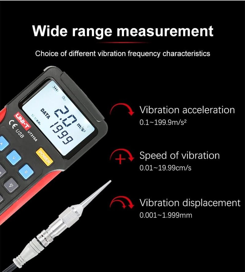 UNI-T UT315A Digital Vibration Tester - Image 5