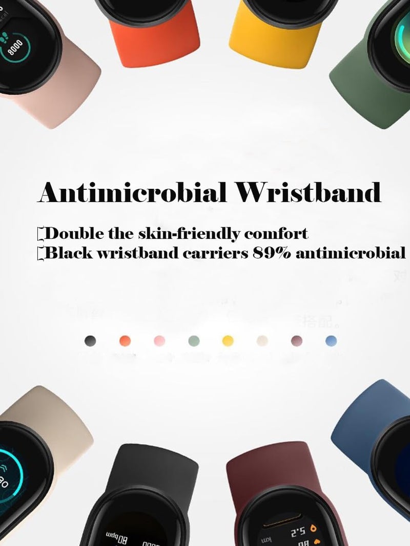 klarako M6 Smart Watch Bands,Heart Rate Pressure Sleep Monitoring,Step Counting,Music Weather Bluetooth Fitness - Image 3