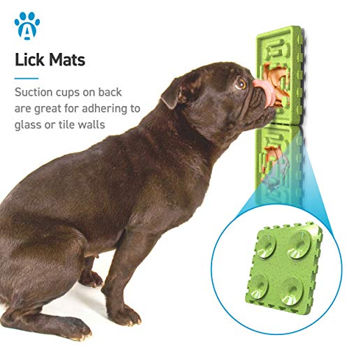 ANYPET Rubber Any Pet-Slow Feeding Mat, Tray, Slow Feeder Dog Bowls, Food Mat For Dog, Dog Lick Pad Anxiety Relief Feeding Mat With Suction,5.9 cm,H_2.9 cm,W_5.9 cm - Image 4