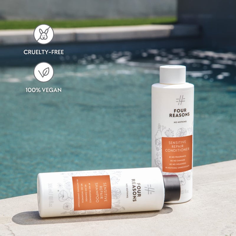 No nothing Very Sensitive - Repair Conditioner - Vegan, Hypoallergenic, Fragrance Free, Paraben Free â€“ 10.15 oz - Image 5