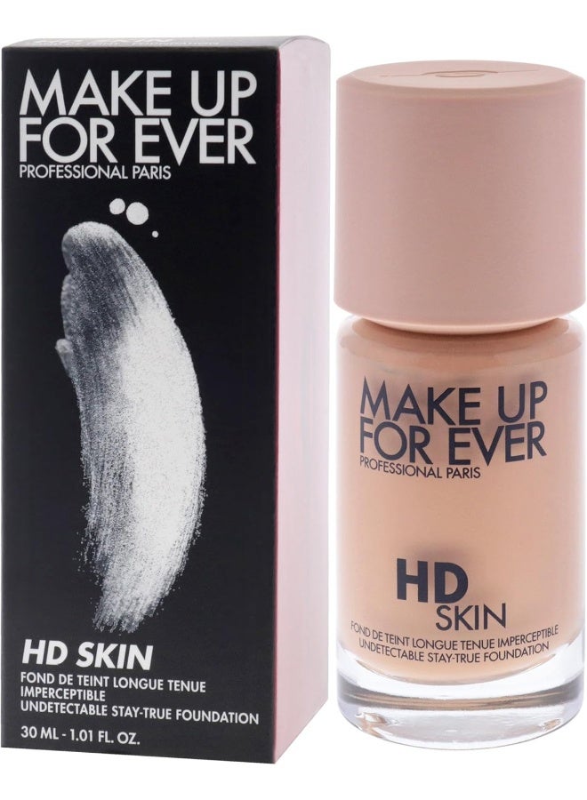 MAKE UP FOR EVER HD Skin Undetectable Longwear Foundation 2Y32 Warm Caramel - Image 4