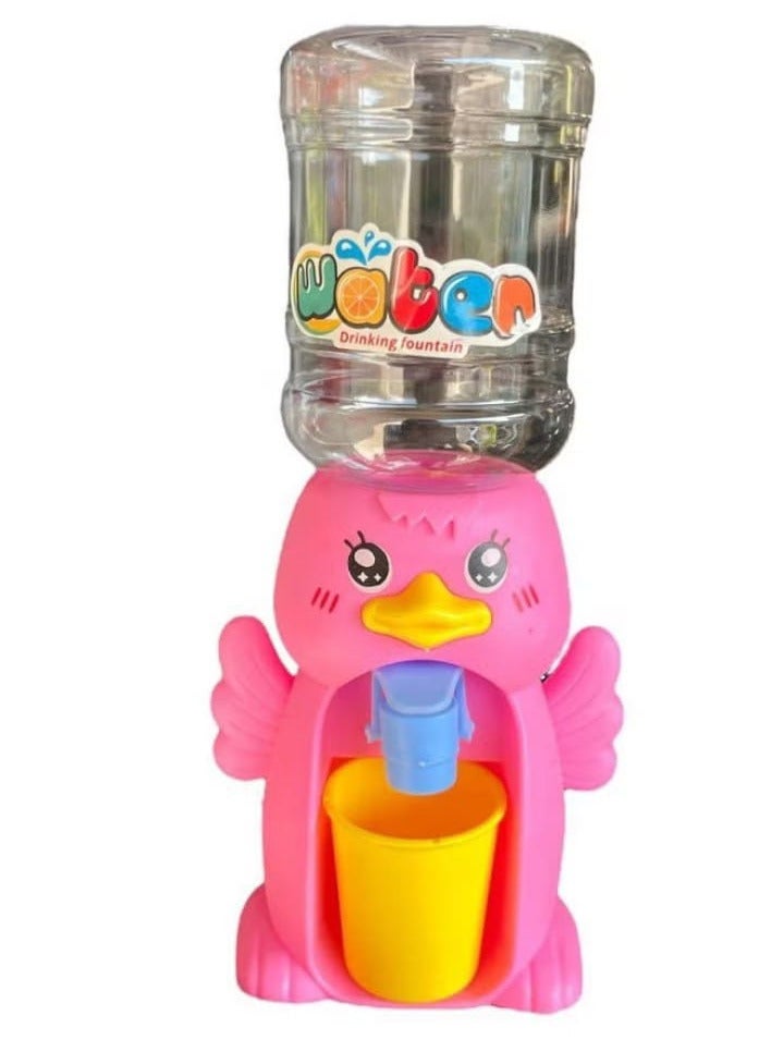 Cartoon Water Dispenser Toy, Kids Cute Cartoon Drink Water Dispenser Mini Simulation Drinking Fountain Toy Kids Water Bottle Good Habit of Drinking Water for Kids