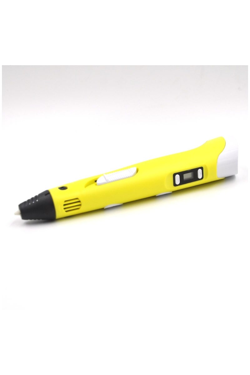 3D Pen 3DPEN-2 Multicolor with Adjustable Temperature & Speed, 0.7 mm Nozzle, Compatible with ABS/PLA 1.75 mm Filaments, Fast Heating, Lightweight Ergonomic Design – Includes 3 Filaments, Adapter, Stand & Manual – Creative 3D Drawing, Modeling, DIY & Educational Tool - Image 2