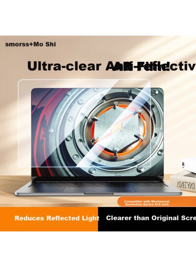 Smorss Ar Anti-reflective Screen Protector For 16-inch Mechanical Revolution Aurora X Laptop, Hd Easy-apply Protective Film