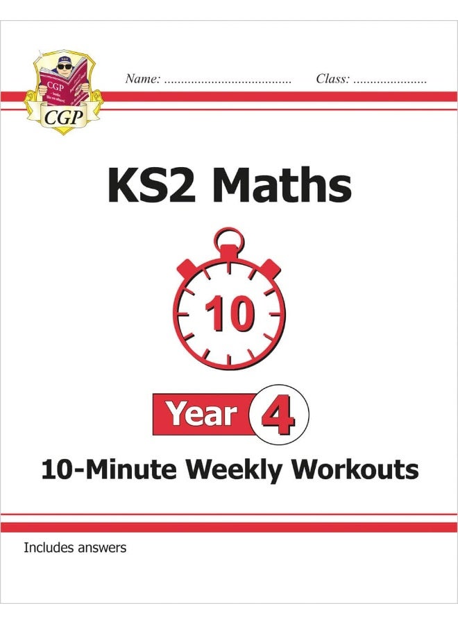 KS2 Maths 10-Minute Weekly Workouts - Year 4 - Image 1