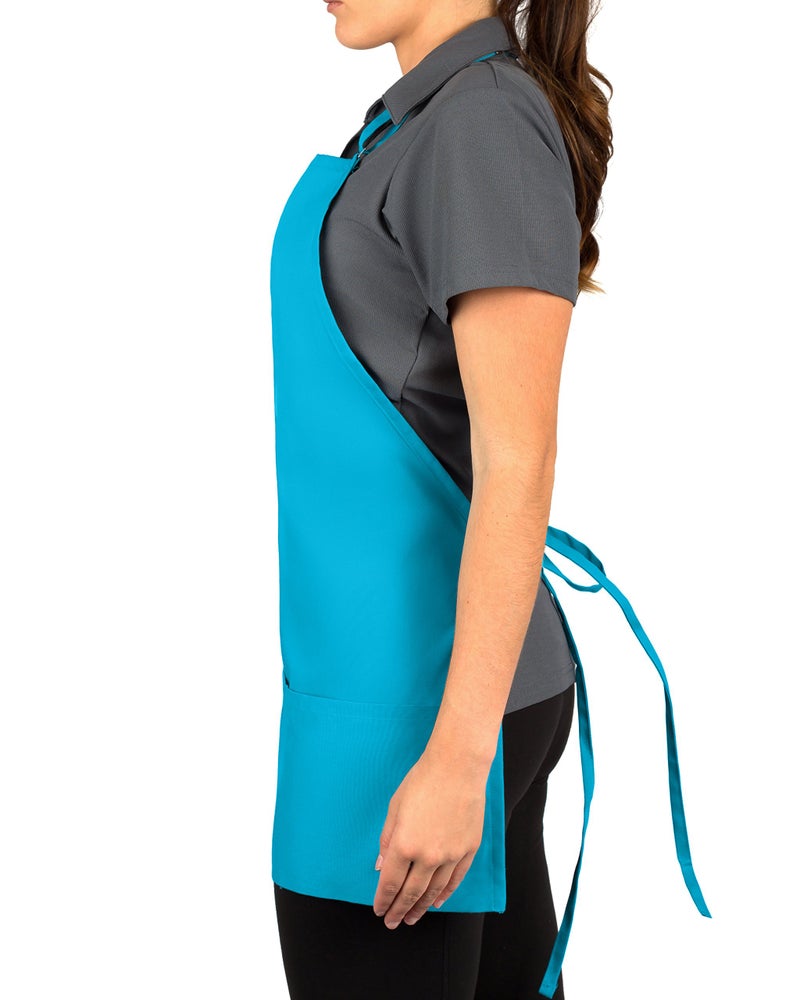 كي إن جي kng teal 3 جيب ساحة مريلة قابلة للتعديل للرجال والنساء - حزمة 6  - Image 3