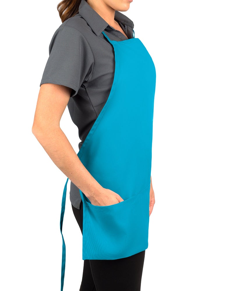 كي إن جي kng teal 3 جيب ساحة مريلة قابلة للتعديل للرجال والنساء - حزمة 6  - Image 2