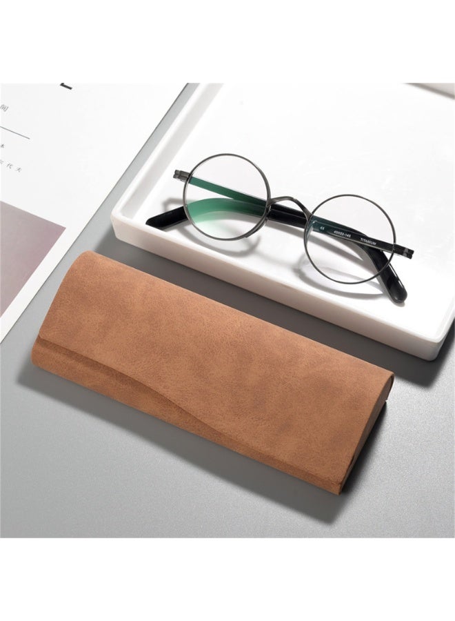 3 Pcs PU Leather Glasses Case Magnetic Closure Eyeglasses Case Portable Hard Shell Box - Image 4