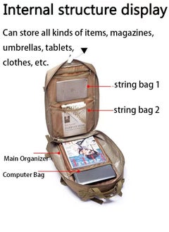 Arabest 45L Tactical Backpack,Military Molle Bag,Hiking Daypacks,for Camping,Trekking,Hunting,Traveling,Motorcycle  - Image 2