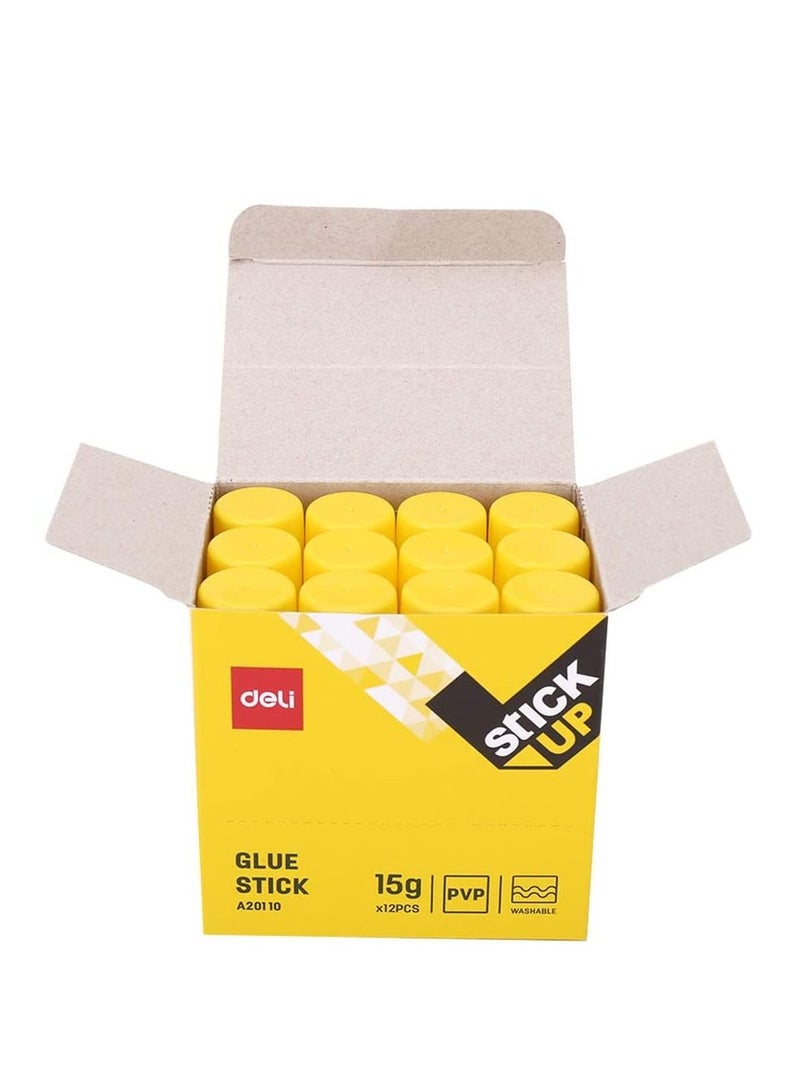 Deli 12-Piece Glue Stick 15gm - Image 4