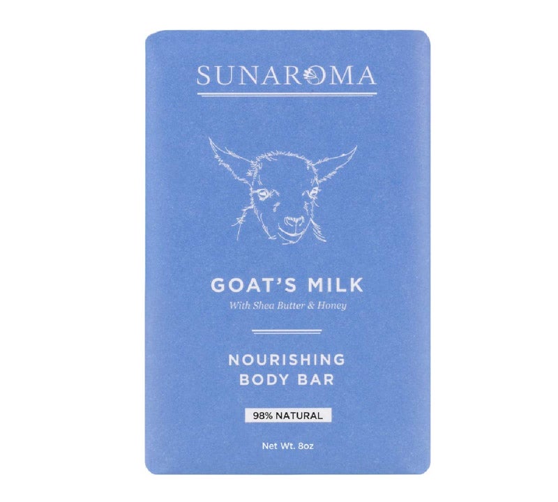 SUNAROMA Soap  85oz Goats Milk with Shea Butter and Manuka Honey