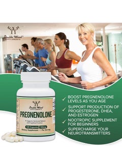 Double Wood Supplements Pregnenolone 100Mg Per Serving (Converted To Progesterone To Boost Progesterone Levels) Third Party Tested 120 Capsules (50Mg Per Capsule) Manufactured In The Usa Nongmo By Double Wood  - Image 5