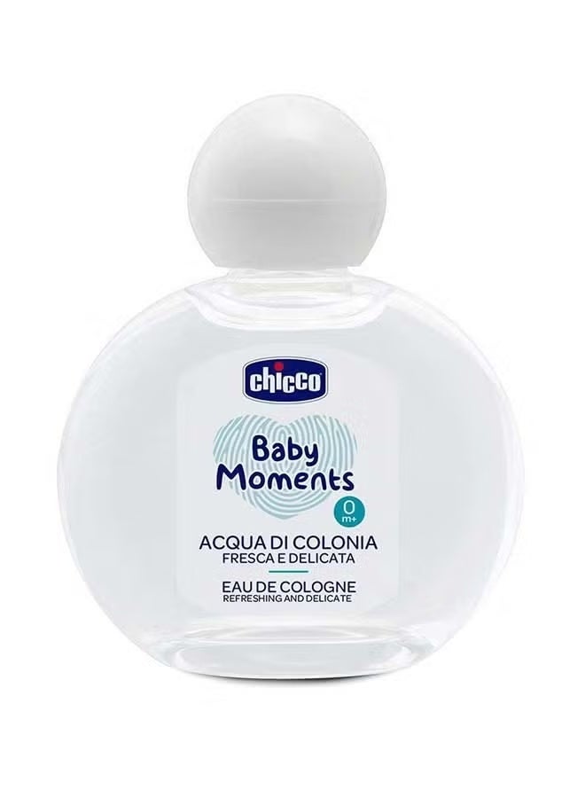 شيكو Baby Moments Eau De Cologne Refreshing And Delicate For Baby Skin 0 Months+100 ML - Image 2