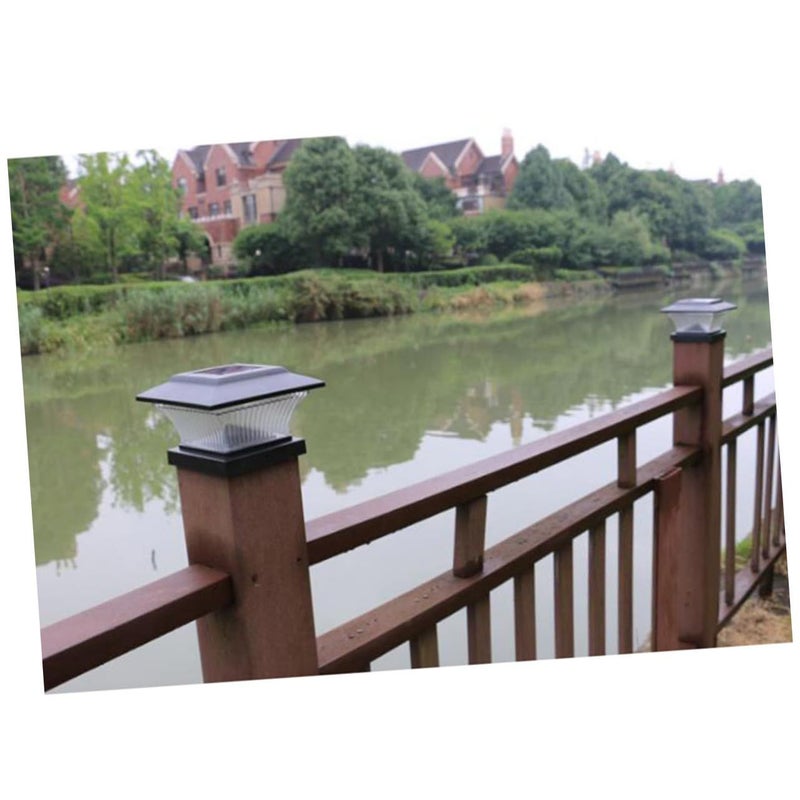 1 Pc Solar Powered Fence Post Light For Garden Outdoor Patio Decor - Image 5