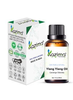 كازيما زيت يلانج يلانج العطري - طبيعي نقي 100% وغير مخفف للعناية بالبشرة والعناية بالشعر (30 مل)  - Image 2