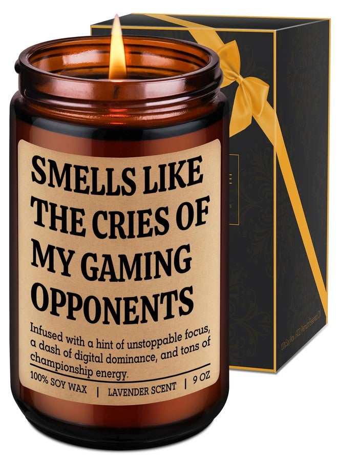 LEADO Video Game Candle, Gifts for Gamers Men, Women, Teen Boys, Girls - Gaming Gifts for Video Game Lovers - Funny Fathers Day, Birthday Presents for Gamer Boyfriend, Son, Husband, Dad, Gaming Stuff - Image 1