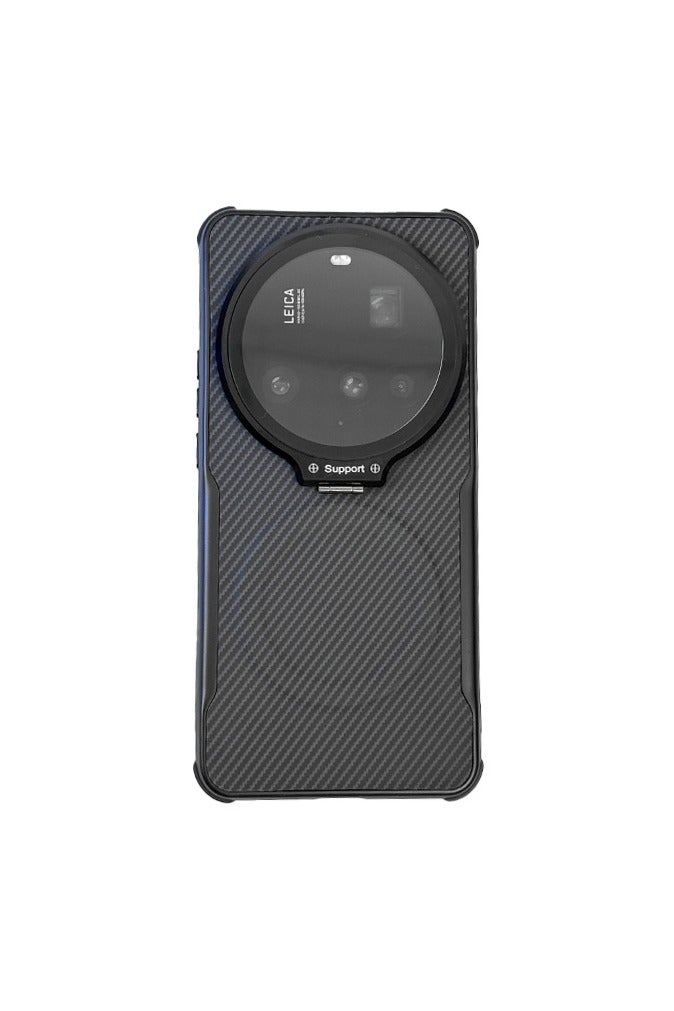 عام غطاء حماية مغناطيسي (ماج سيف) لهاتف Xiaomi 15 Ultra، مصنوع من ألياف الأراميد المغناطيسية، مقاوم للصدمات والخدوش، مزود بوظيفة الوقوف، متوافق مع هاتف Xiaomi 15 Ultra 5G. - Image 1