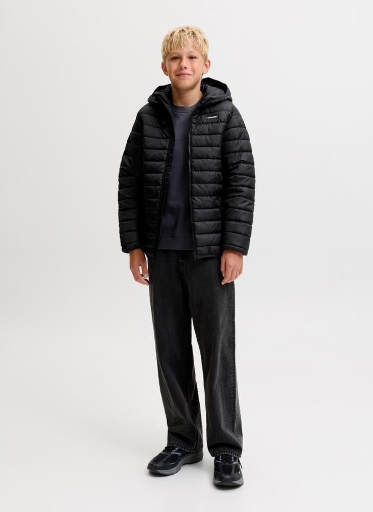 Jack & Jones Junior Youth  Puffer Hoodie Jacket - Image 4