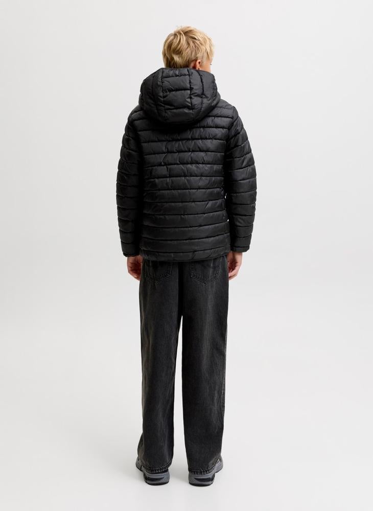 Jack & Jones Junior Youth  Puffer Hoodie Jacket - Image 2