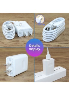 Generic Suitable For Huawei Glory 8X Charger Fast Charging Suit 5 V2A Charger Data Cable 8X Charging Head Charging Cable-Color:1m 1 Fast Charging Cable Is Suitable For Honor 8x  - Image 5
