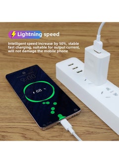 Generic Suitable For Huawei Glory 8X Charger Fast Charging Suit 5 V2A Charger Data Cable 8X Charging Head Charging Cable-Color:1m 1 Fast Charging Cable Is Suitable For Honor 8x  - Image 4