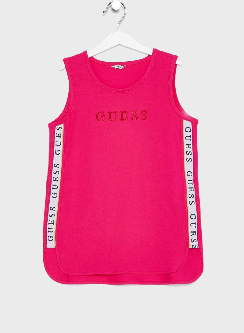 GUESS Kids Logo Tank Top