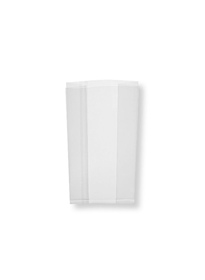 Restaurantware Bag Tek 4 x 2.3 x 8 Inch Gusset Bags, 100 Heat Sealable Candy Bags - Food Safe, Package Popcorn or Cookies, Clear Plastic Treat Bags, For Party Favors, Snacks, or Baked Goods, - Image 2