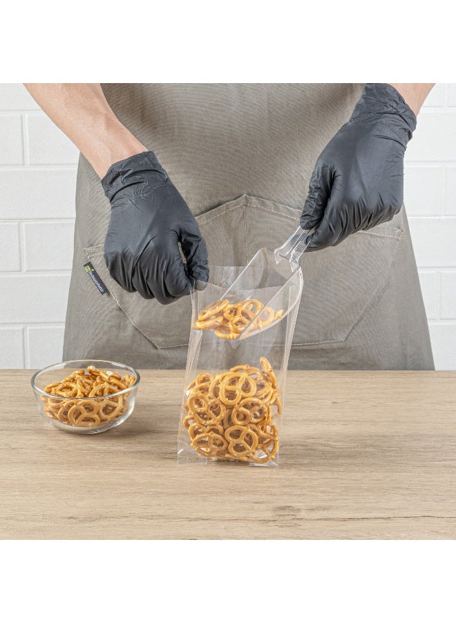 Restaurantware Bag Tek 4 x 2.3 x 8 Inch Gusset Bags, 100 Heat Sealable Candy Bags - Food Safe, Package Popcorn or Cookies, Clear Plastic Treat Bags, For Party Favors, Snacks, or Baked Goods, - Image 5