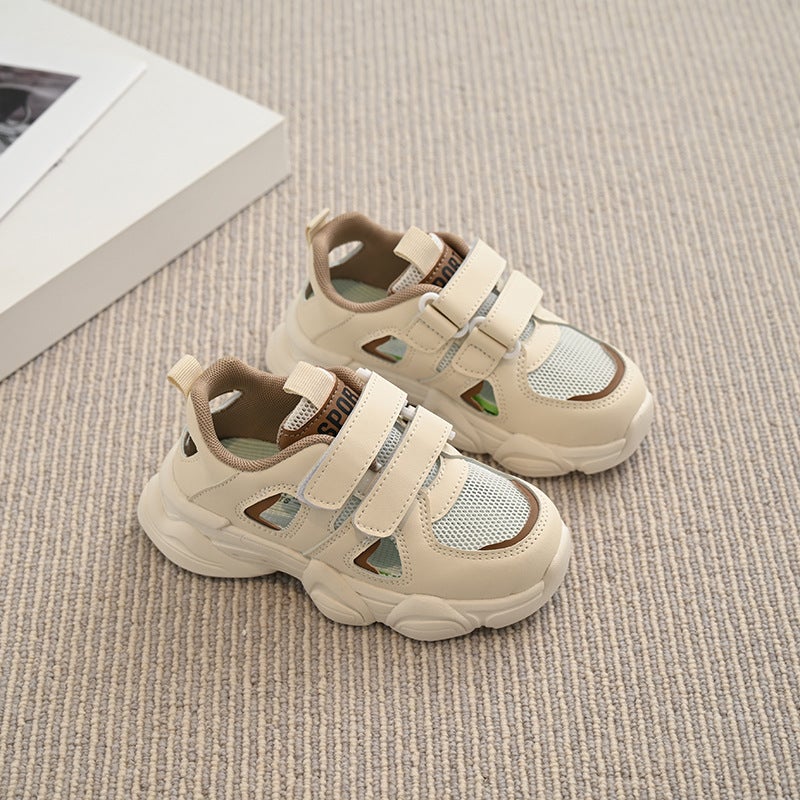 Children'S Summer Sports Shoes, Medium And Large Children'S Sandals, Breathable Hollow Summer Mesh Fashionable Boys' Soft Soles - Image 5