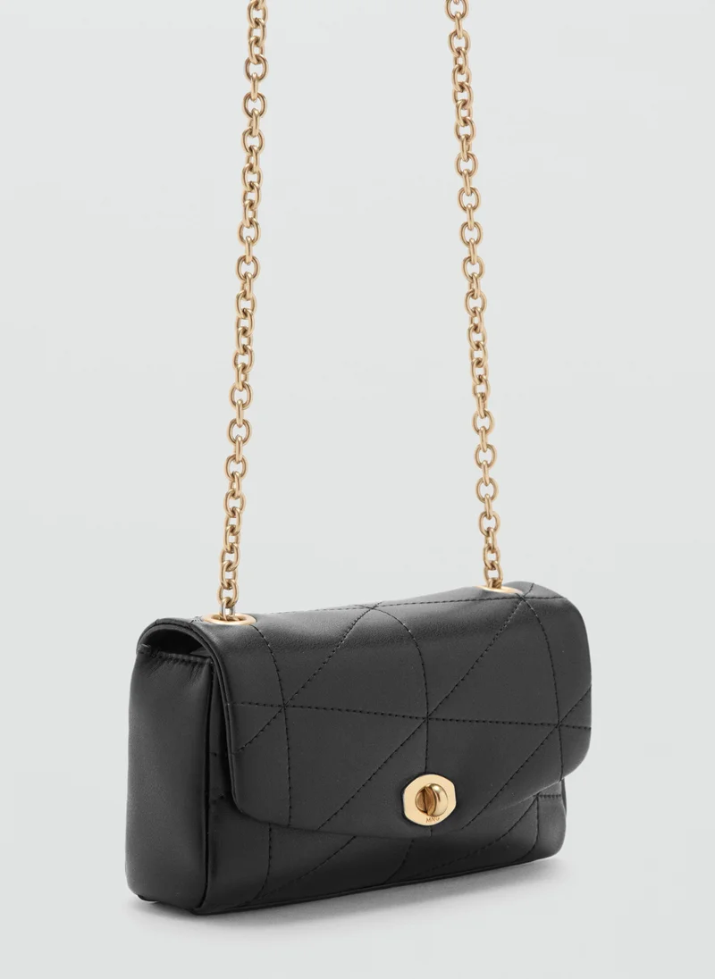Mango  Flap Over Quilted Crossbody Bag for Women | Best Price UAE