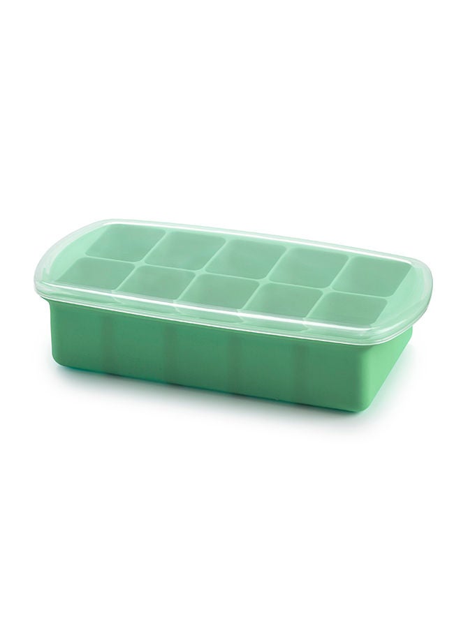 melii Silicone Baby Food Freezer Tray With Lid - Mint - Image 3