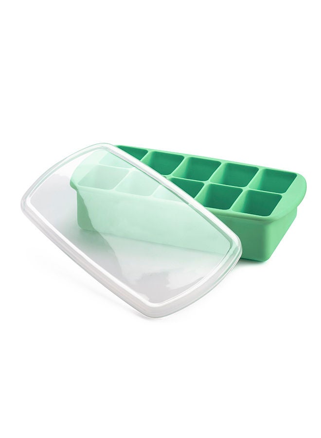 melii Silicone Baby Food Freezer Tray With Lid - Mint - Image 2