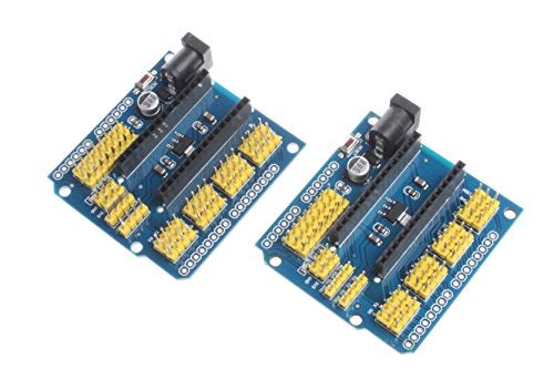 NOYITO Nano I O Expansion Sensor Shield Module for UNO R3 Nano V3.0 (Pack of 2) - Image 1