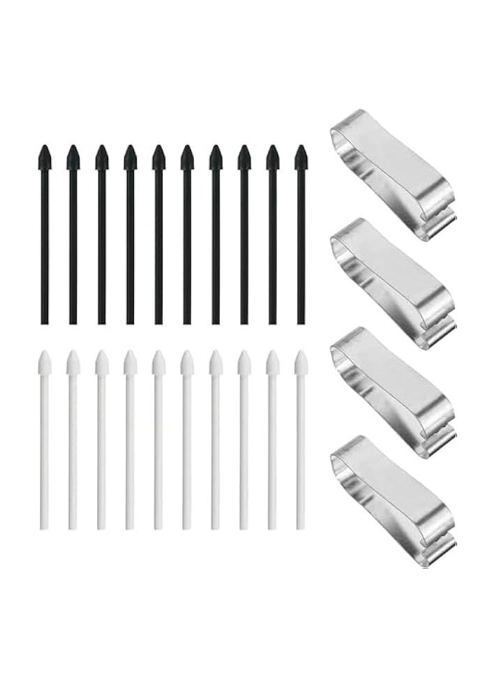 PROMASS 20PCS with 4 Pcs Nibs Removal Tool Replacement Pen Tips for Samsung Galaxy Tab S9/S8/S7, N, Compatible with Remarkable 1/2 and Boox Tablets Stylus, Durable Nibs for Smooth and Precise Writing  - Image 1
