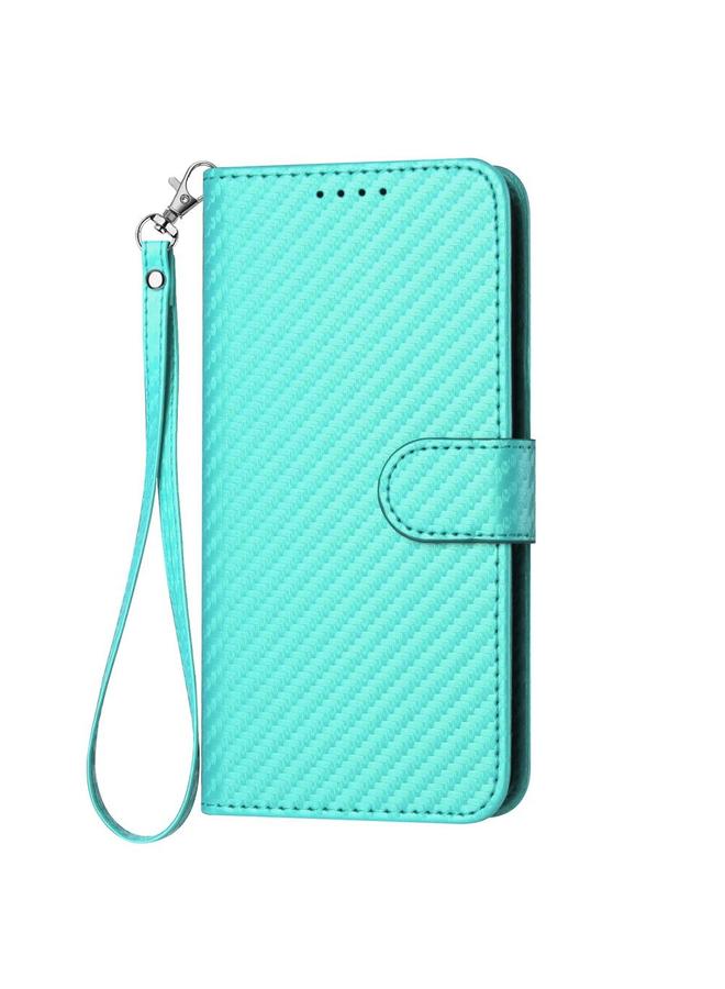 إيروريكس جراب لهاتف Tecno Spark 30C 5G / Pop 9 5G YX0070 جراب هاتف من الجلد بمشبك من ألياف الكربون مع حبل - Image 2