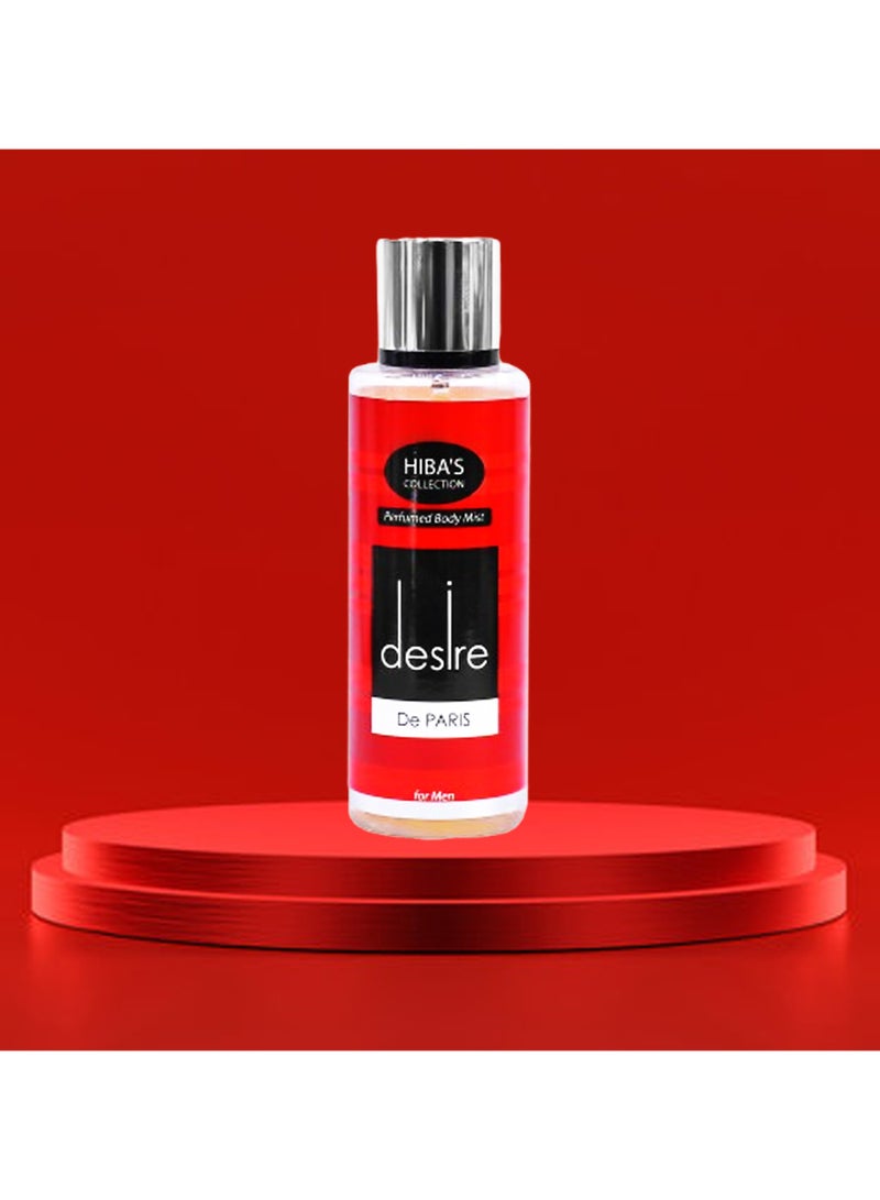 هيبا'ز كوليكشن رذاذ الجسم المعطر من ديزاير دي باريس للرجال - عطر فاخر، 250 مل (8.45 أونصة سائلة) - رائحة منعشة تدوم طويلاً للاستخدام اليومي - Image 5