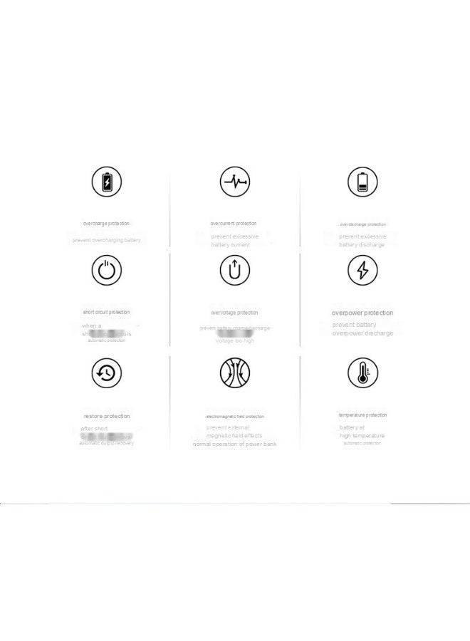 20,000mAh Portable Power Bank with Camping Light – Mini, High-Capacity, Built-in Four-Line Design for Outdoor Use - Image 5