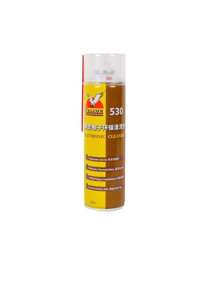 Falcon 530 Electronics Cleaning Spray 550ml – Multi-Purpose Cleaner for PC, Laptop, TV & Gaming Devices - Image 2