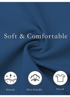 L&E Scrub for Women Set, Female Nurse Uniform, Classic V neck Top and Jogger Scrub Pants Medica l Uniform Suit with 9 Pockets, Hospital Staff, clinics, Home Health, Navy, L  - Image 5