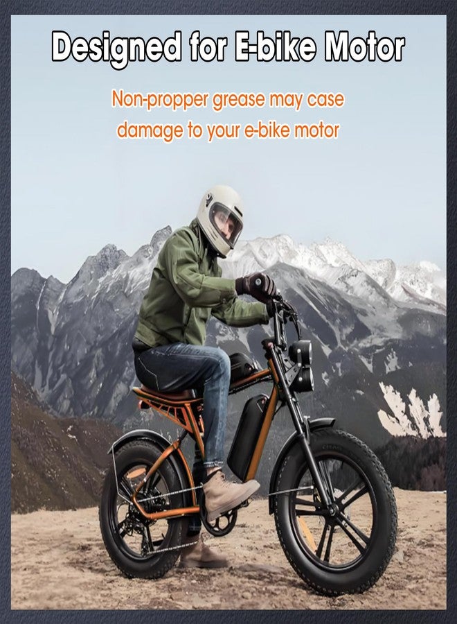 E-Bike Lithium Grease, Multi-Purpose Lubricant Lithium Motor Grease, Lubricating Oil for eBike Motor, Gears |Waterproof, High-Performance Lubricant for Household Use, Automotive,Industrial - Image 2