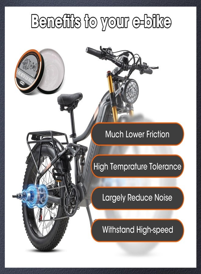 E-Bike Lithium Grease, Multi-Purpose Lubricant Lithium Motor Grease, Lubricating Oil for eBike Motor, Gears |Waterproof, High-Performance Lubricant for Household Use, Automotive,Industrial - Image 3