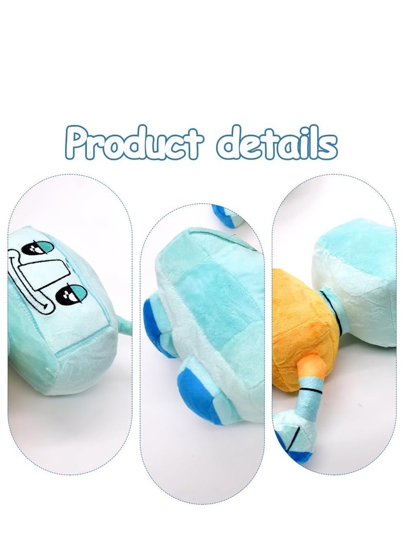 Lanky Box Ocean Adventure Series 36*33cm 425g Plush Stuffed Toy Short Fur PP Cotton Robot Octopus  - Image 2