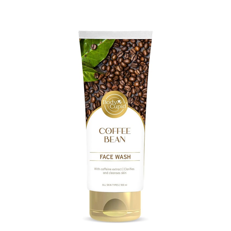 Body Cupid Coffee Bean Face Wash Gentle Exfoliating Face Cleanser with Coffee Extract Walnut Beads Energizing MoistureBalancing Formula 100ml - Image 1